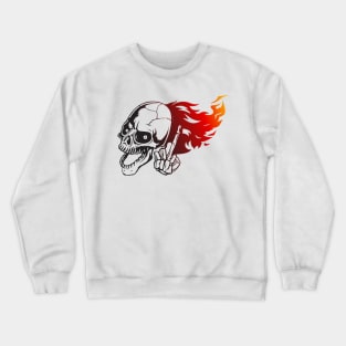 Fire Skull Crewneck Sweatshirt